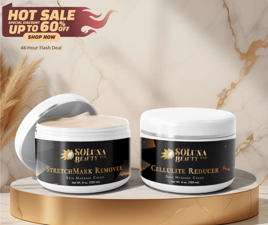Smooth & Fade Duo – Stretch Mark + Cellulite Cream Bundle (Now 63% OFF)