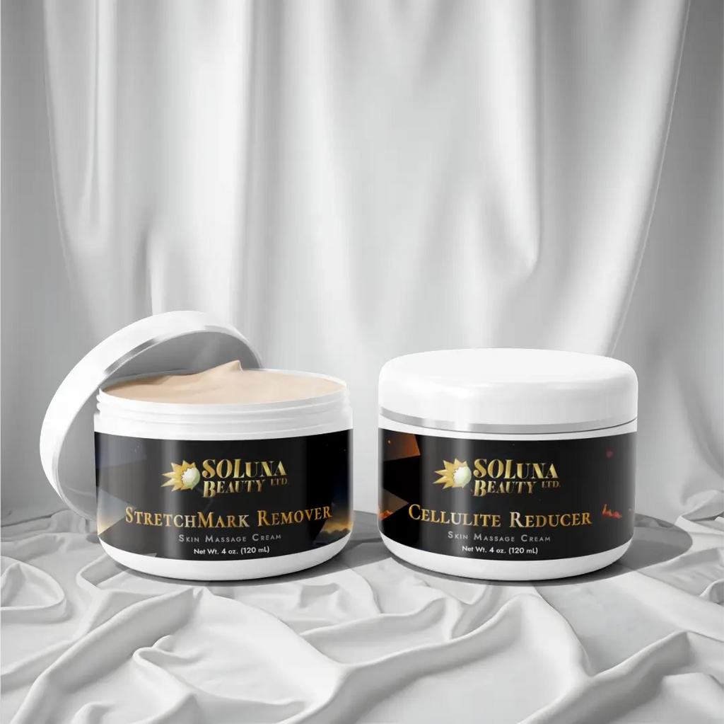 Smooth & Fade Duo – Stretch Mark + Cellulite Cream Bundle (Now 63% OFF)