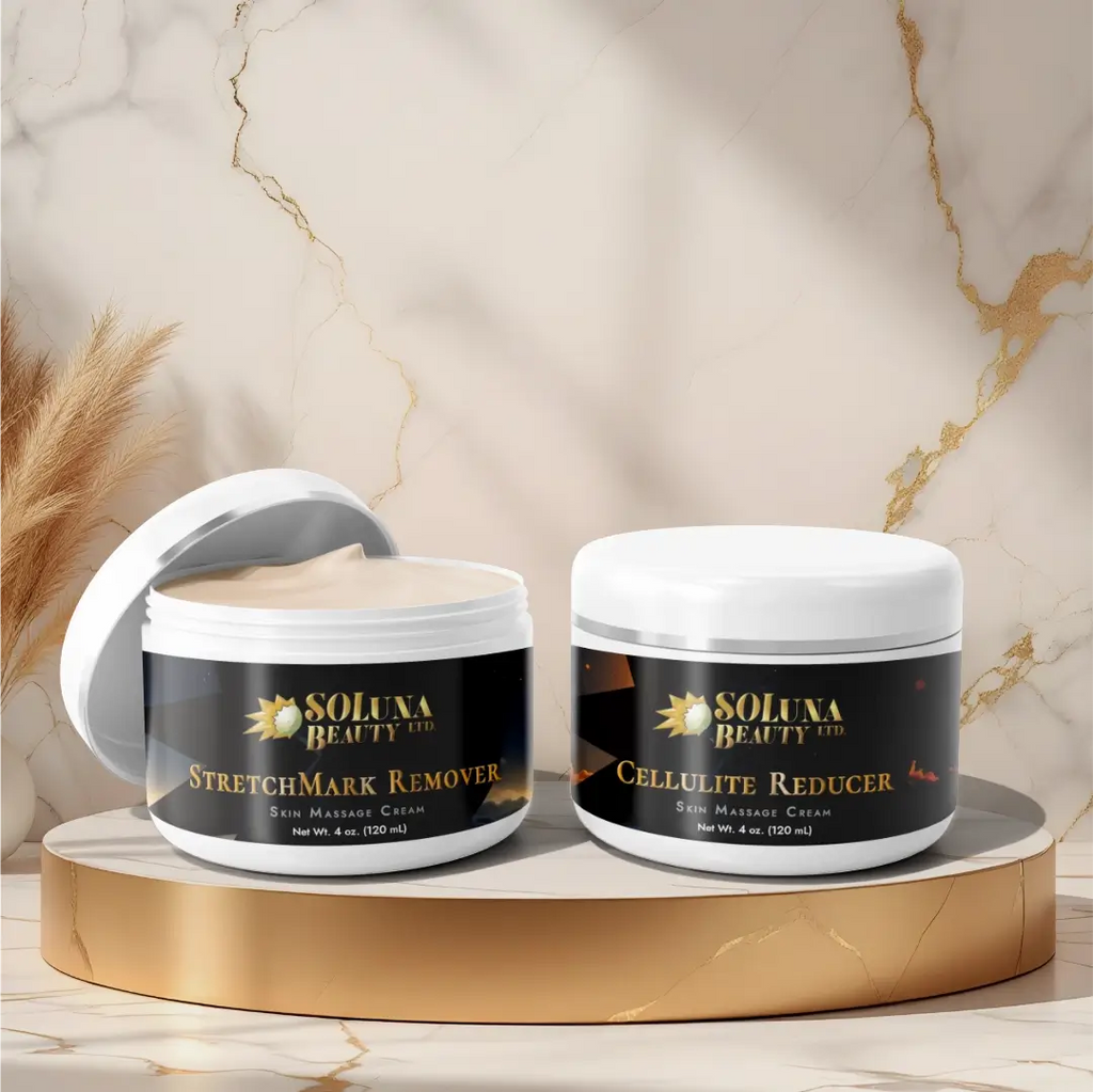 Smooth & Fade Duo – Stretch Mark + Cellulite Cream Bundle (Now 63% OFF)